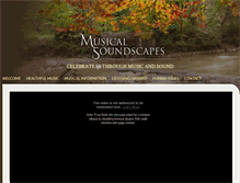 Tablet Screenshot of musicalsoundscapes.com